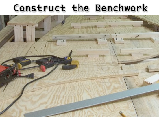 Building a model railroad benchwork