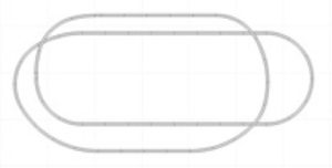 twice around continuous loop to loop track plan